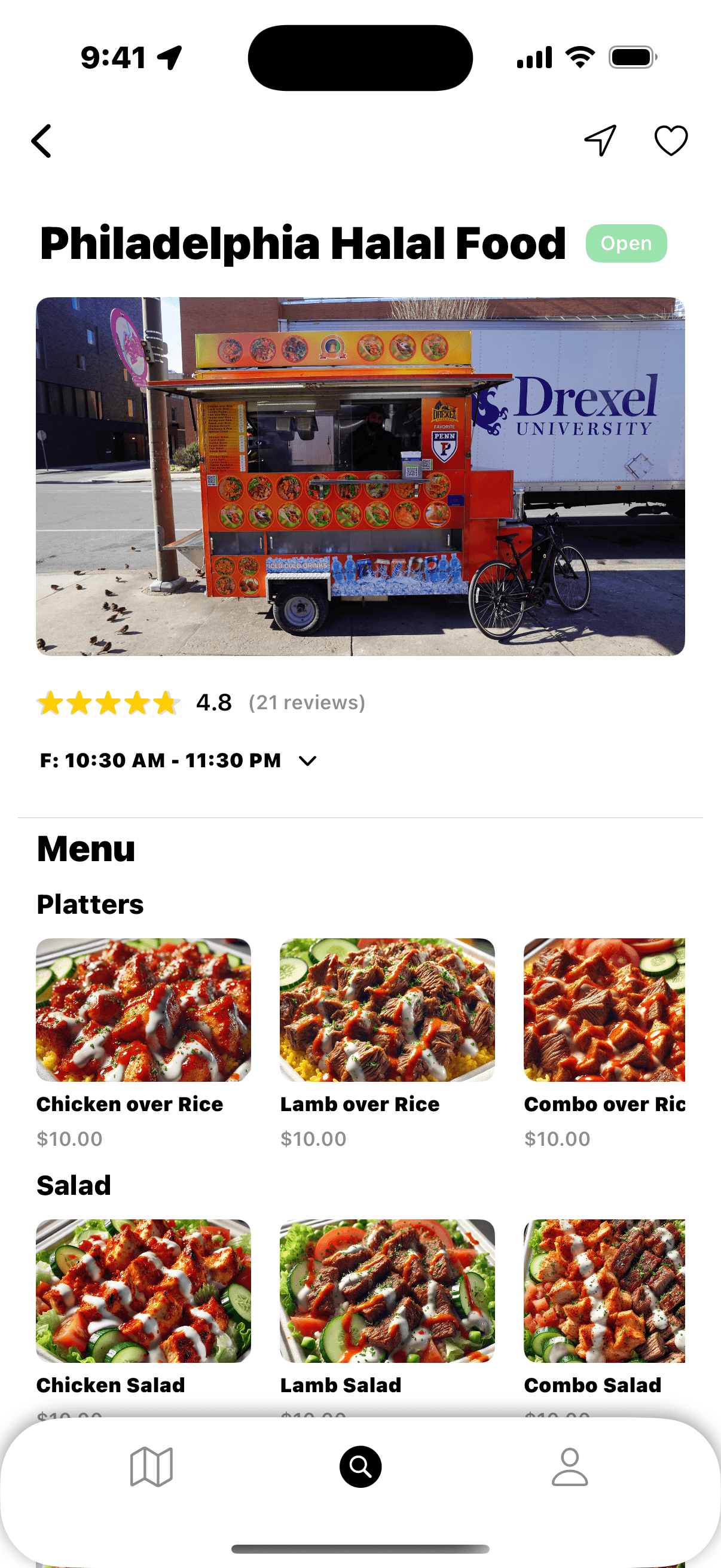 Food Truck Detail